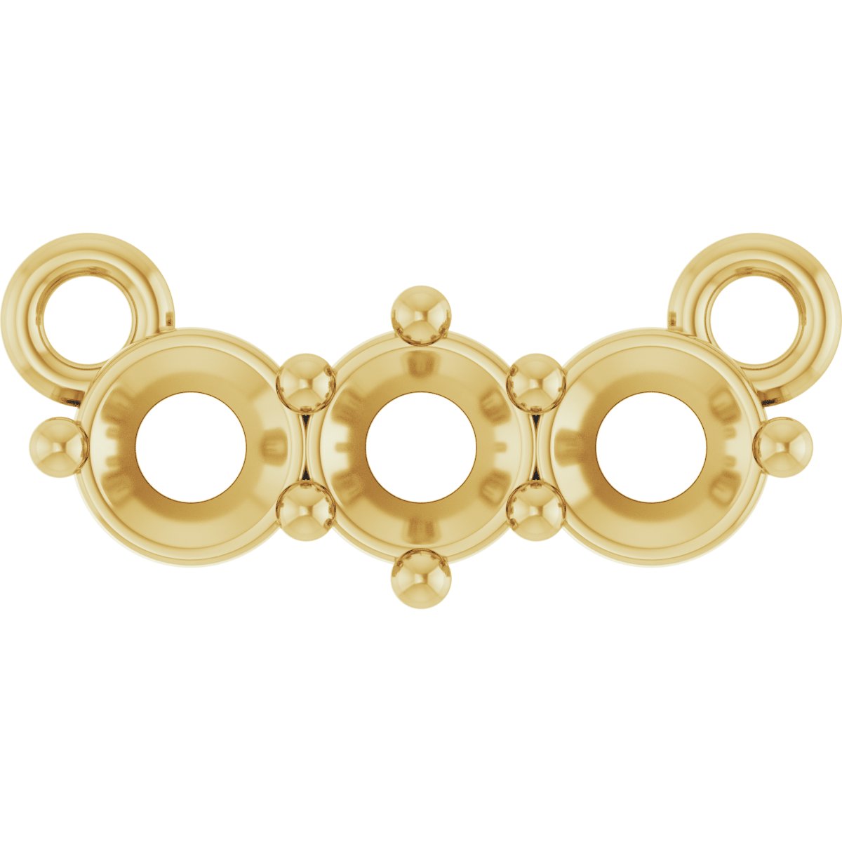 Three-Stone Bar Necklace or Center