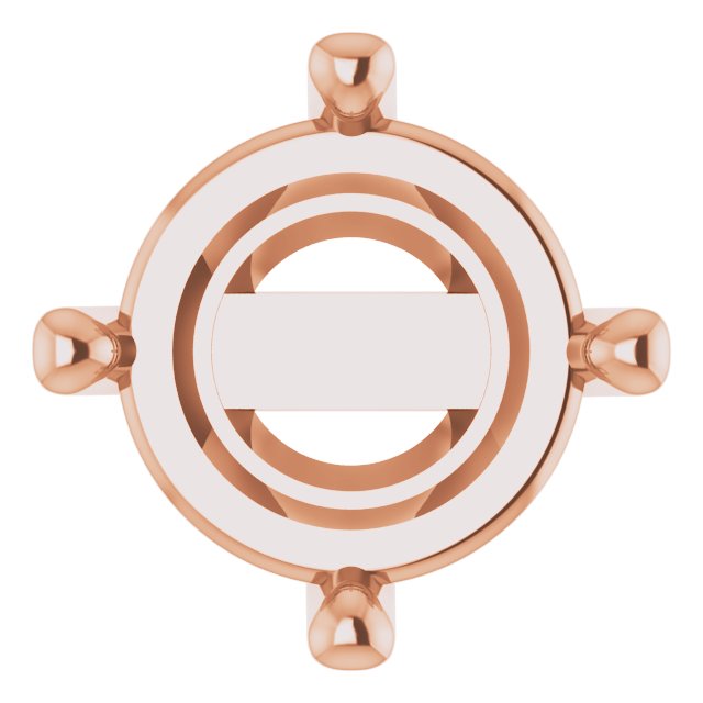 Rose-Cut Earring Setting