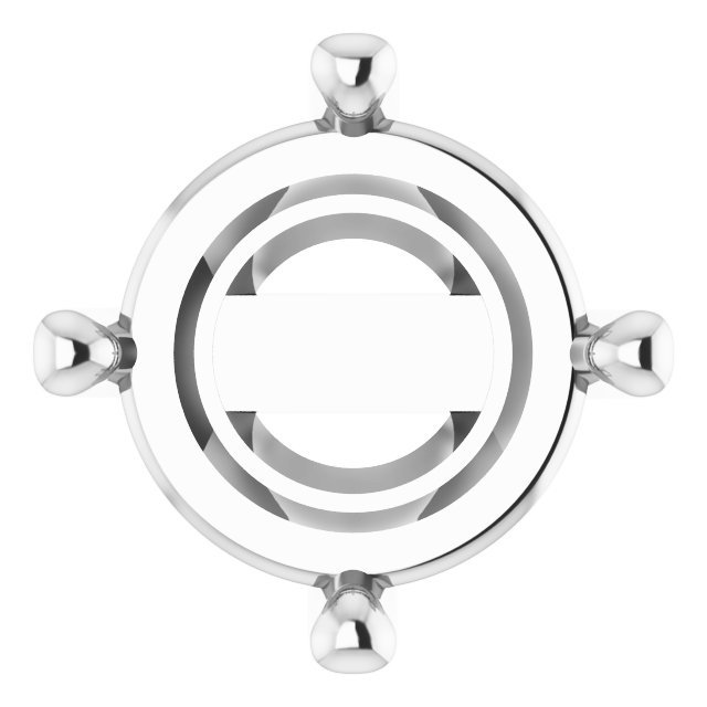 Rose-Cut Earring Setting
