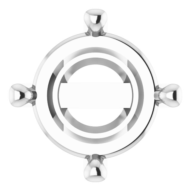 Rose-Cut Earring Setting