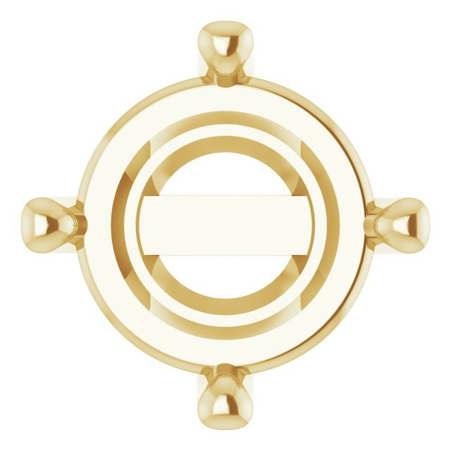 Rose-Cut Earring Setting