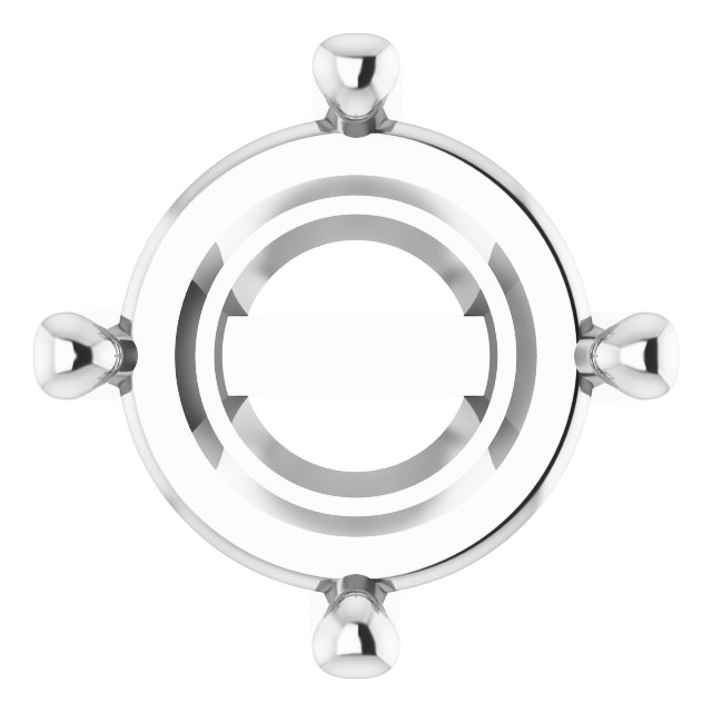 Rose-Cut Earring Setting