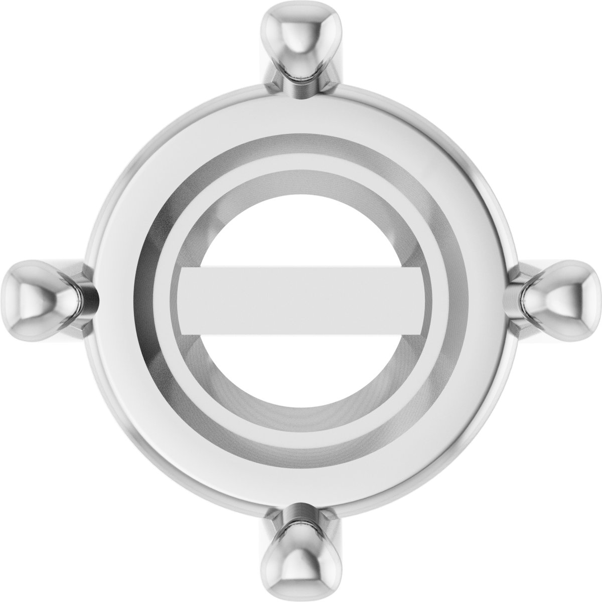 Rose-Cut Earring Setting