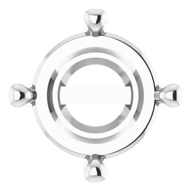 Rose-Cut Earring Setting