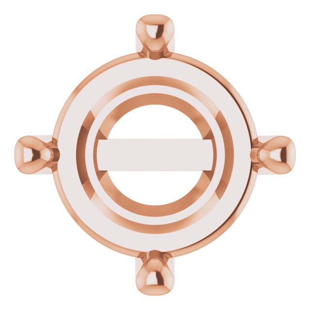 Rose-Cut Earring Setting