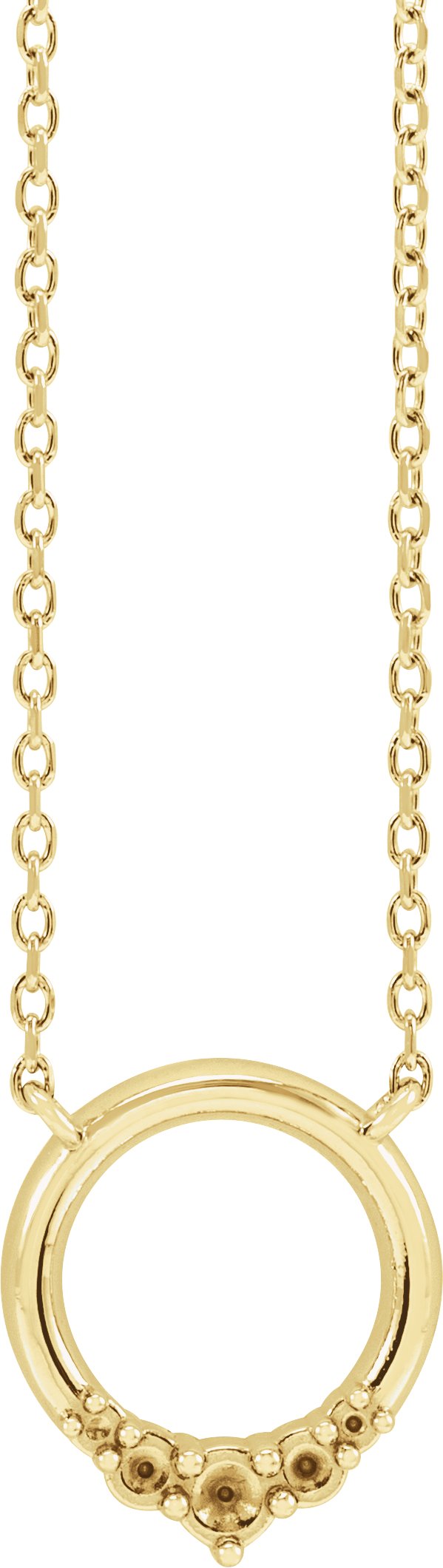 Circle Necklace or Center