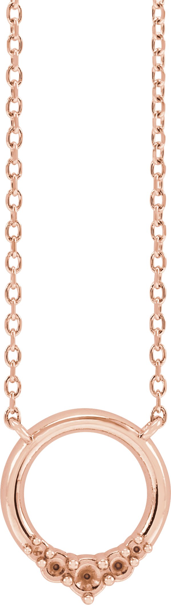 Circle Necklace or Center