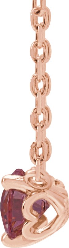 Alternative view of Solitaire Necklace or Center