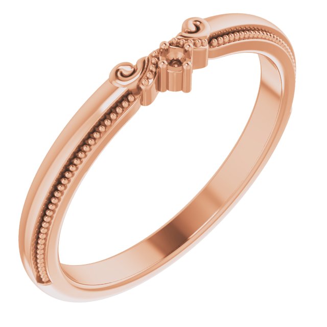 Accented Engagement Ring or Band