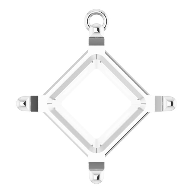 Round 4-Prong Basket Dangle