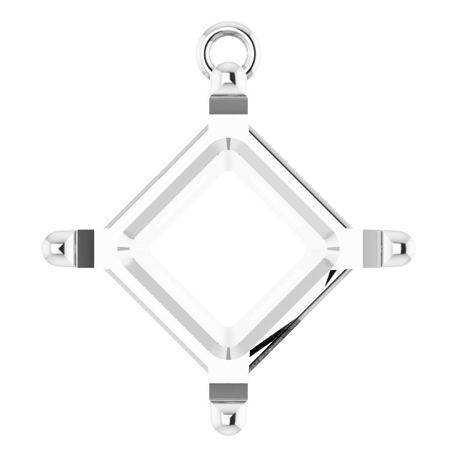 Round 4-Prong Basket Dangle