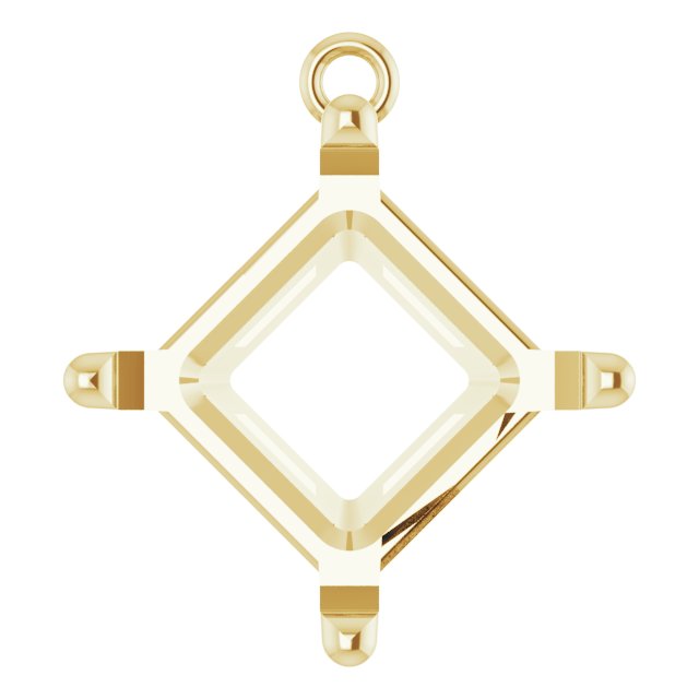Round 4-Prong Basket Dangle