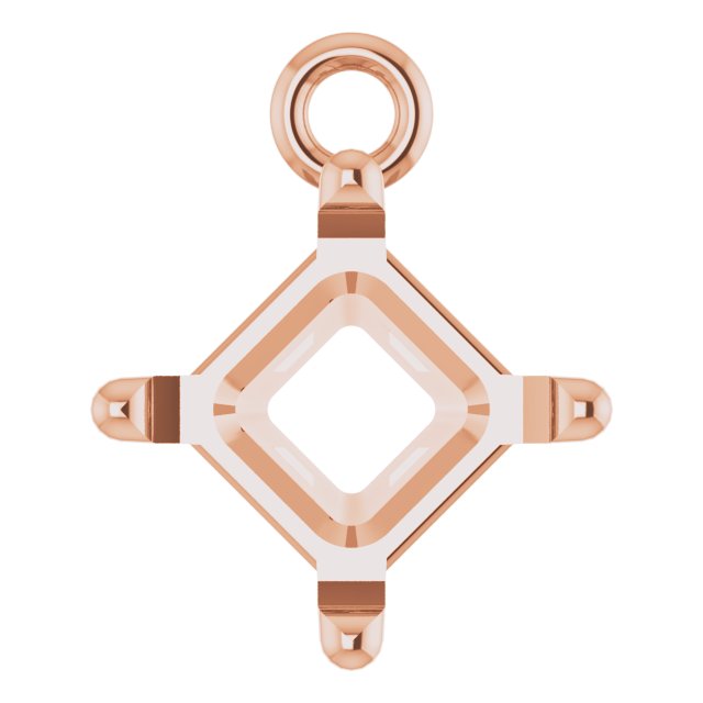 Round 4-Prong Basket Dangle