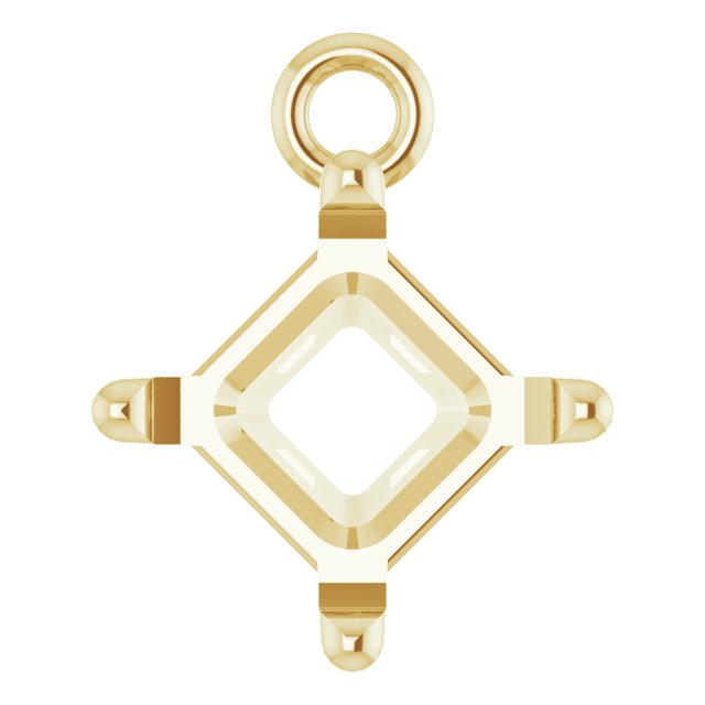 Round 4-Prong Basket Dangle