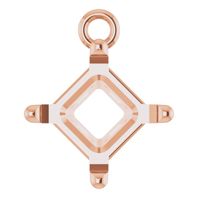 Round 4-Prong Basket Dangle