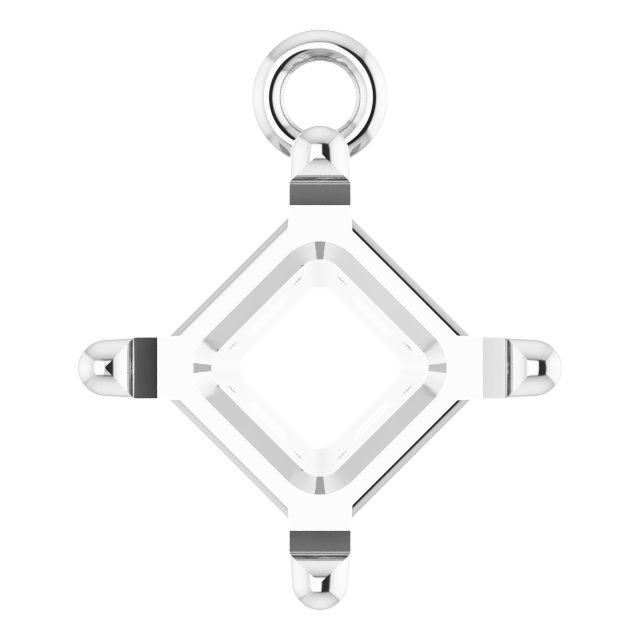 Round 4-Prong Basket Dangle
