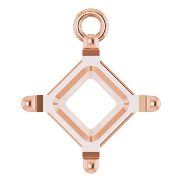 Round 4-Prong Basket Dangle
