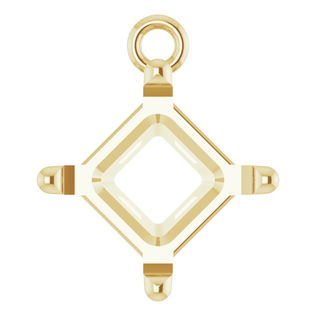 Round 4-Prong Basket Dangle