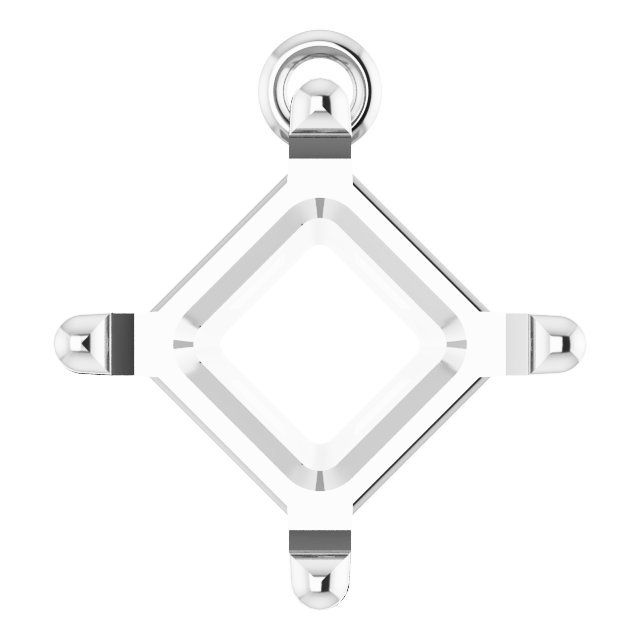 Round 4-Prong Basket Dangle