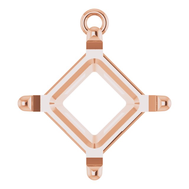 Round 4-Prong Basket Dangle