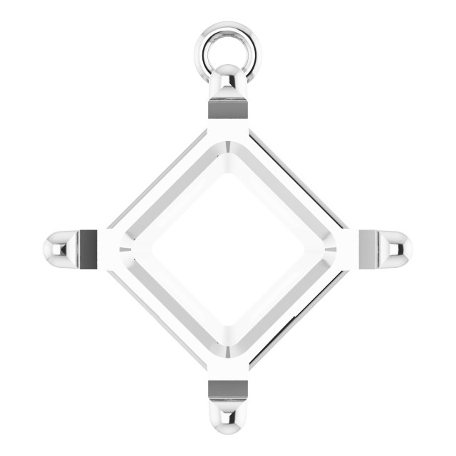 Round 4-Prong Basket Dangle