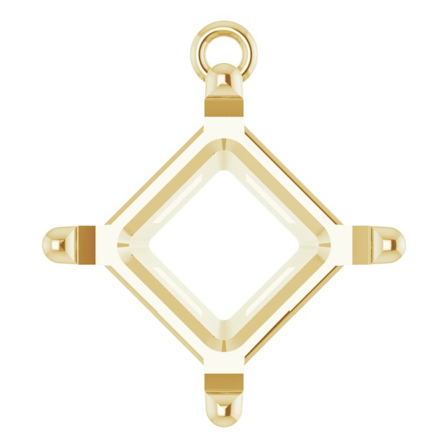 Round 4-Prong Basket Dangle