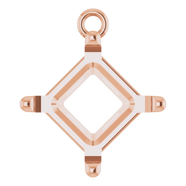Round 4-Prong Basket Dangle
