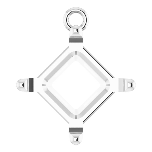 Round 4-Prong Basket Dangle