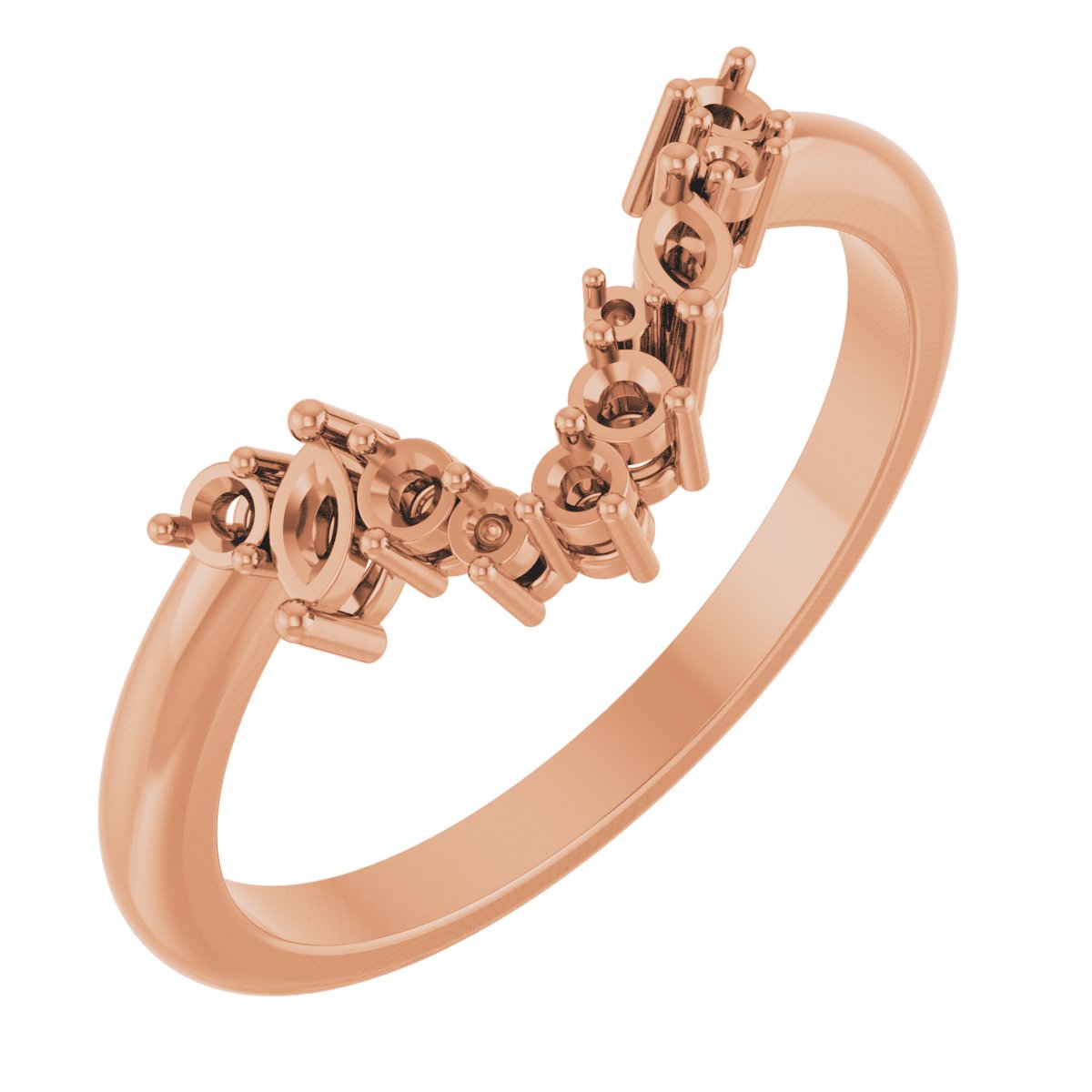 Accented Engagement Ring or Band