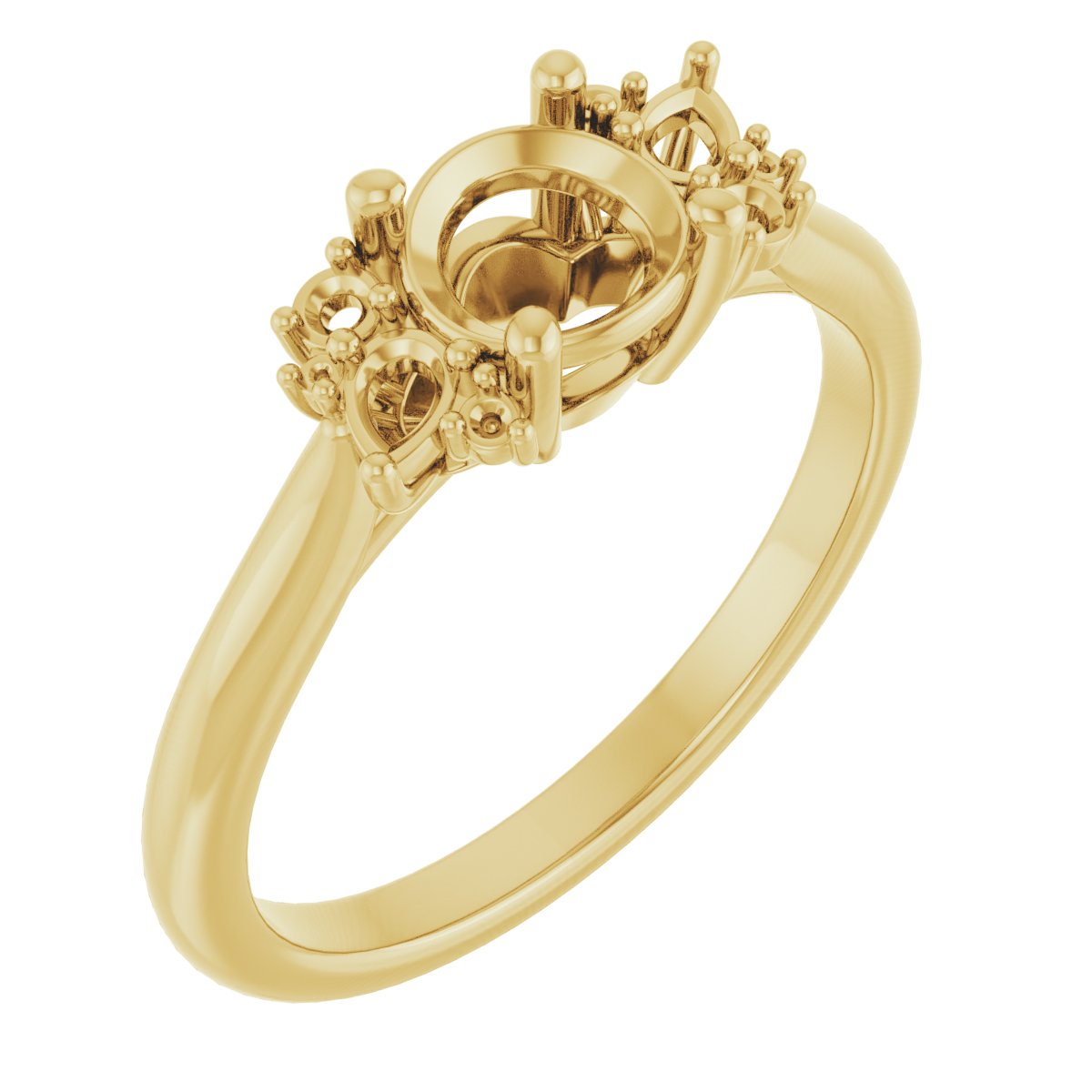 Accented Engagement Ring