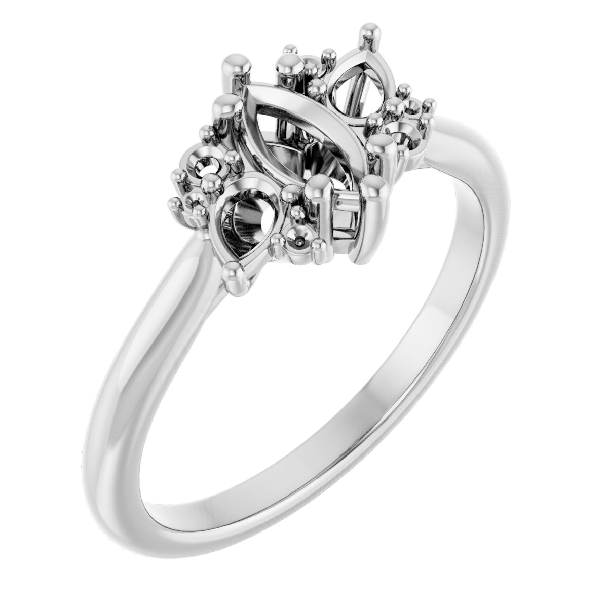 Accented Engagement Ring