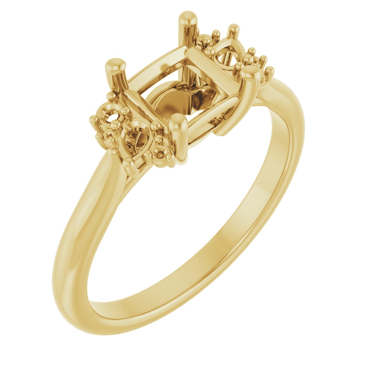 Accented Engagement Ring