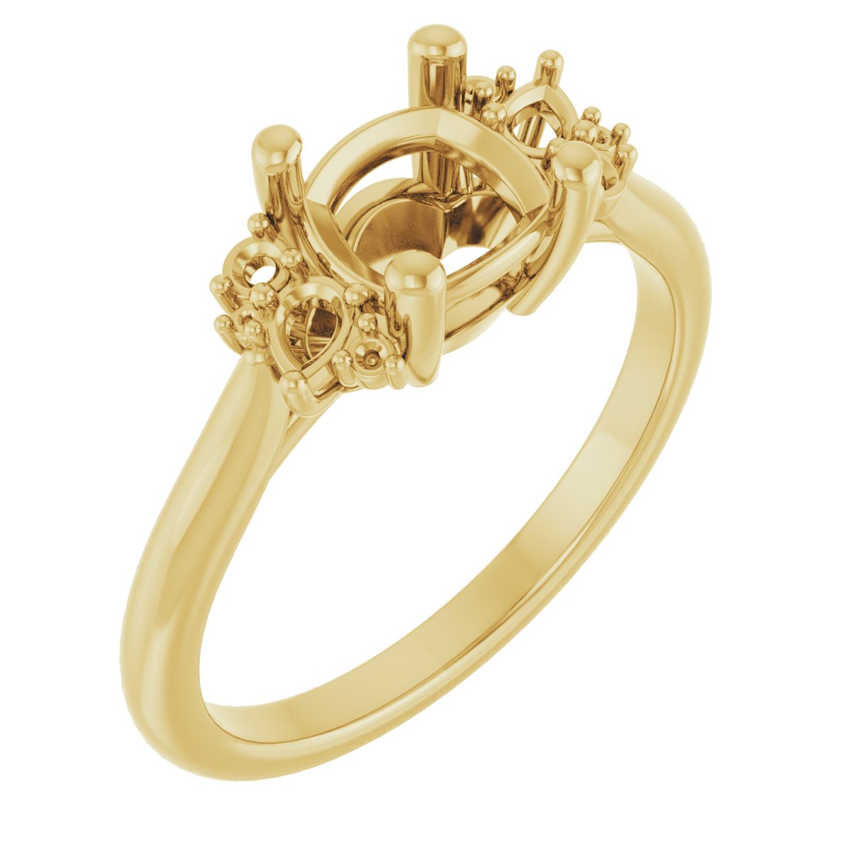 Accented Engagement Ring