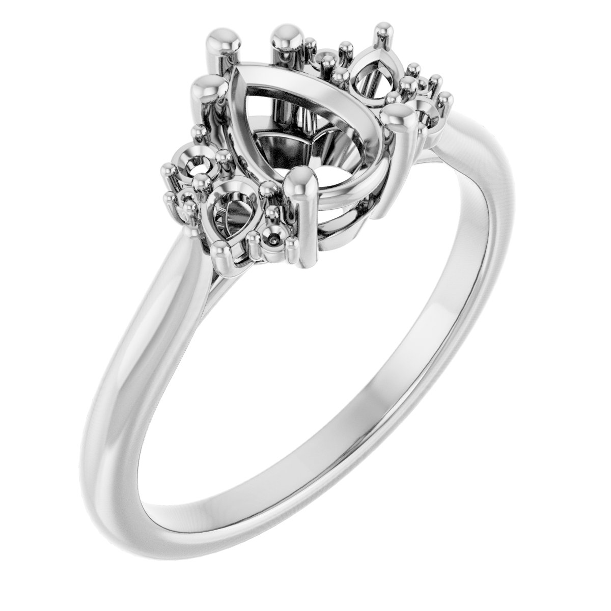 Accented Engagement Ring