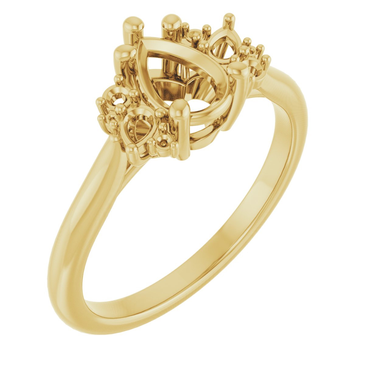 Accented Engagement Ring