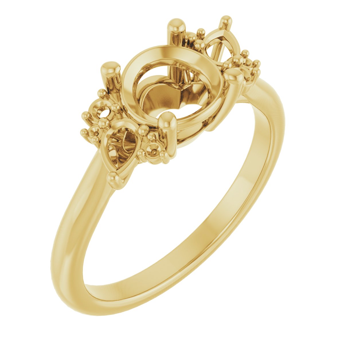 Accented Engagement Ring