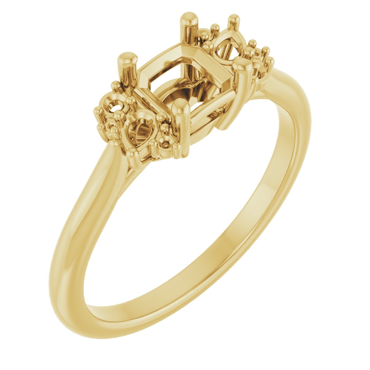 Accented Engagement Ring