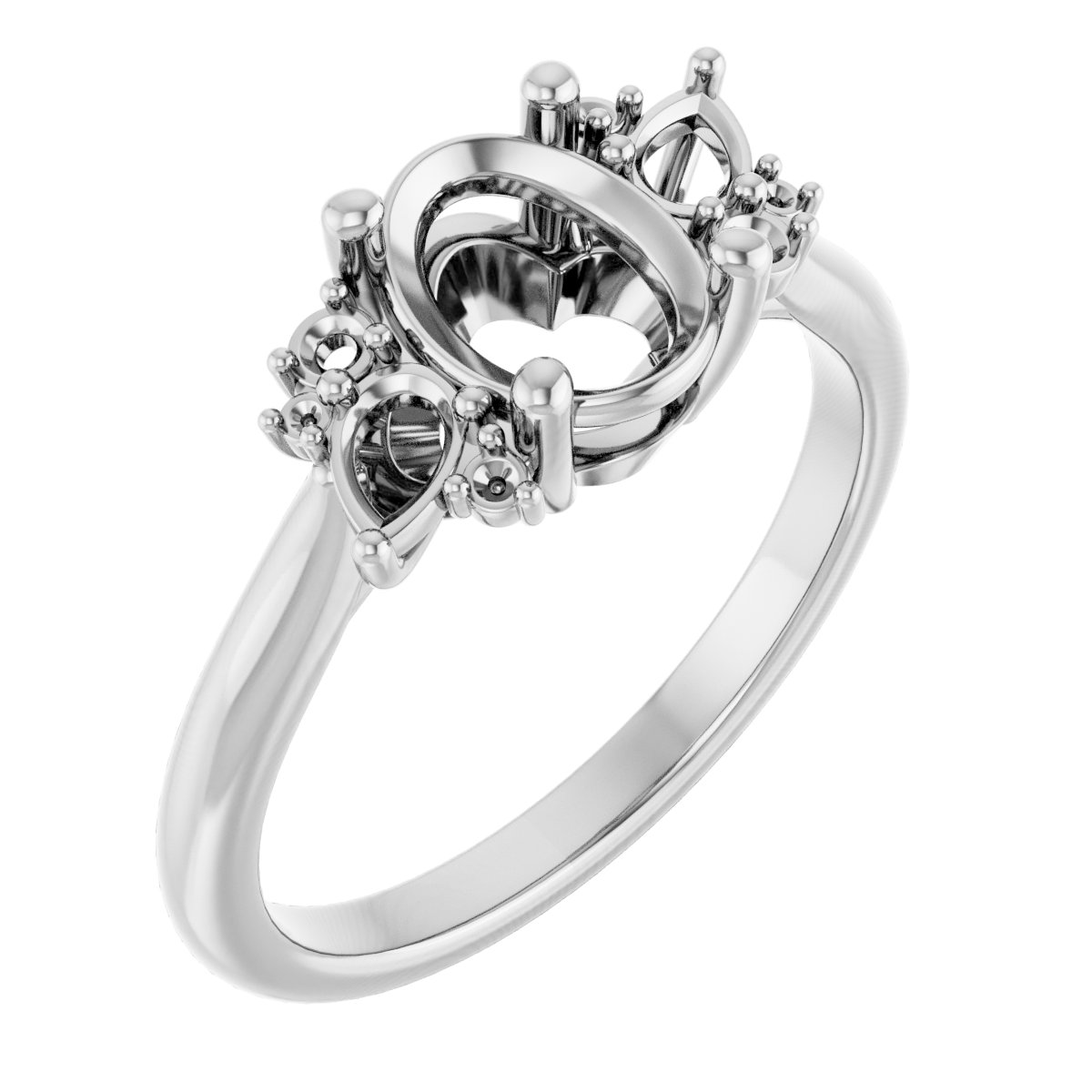 Accented Engagement Ring