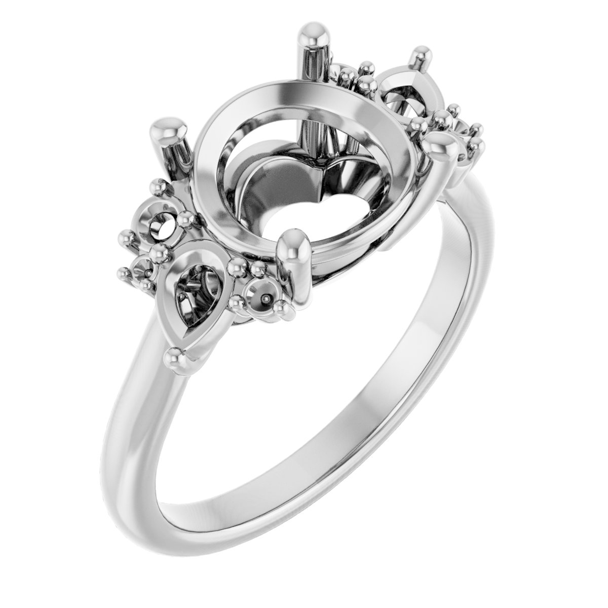 Accented Engagement Ring