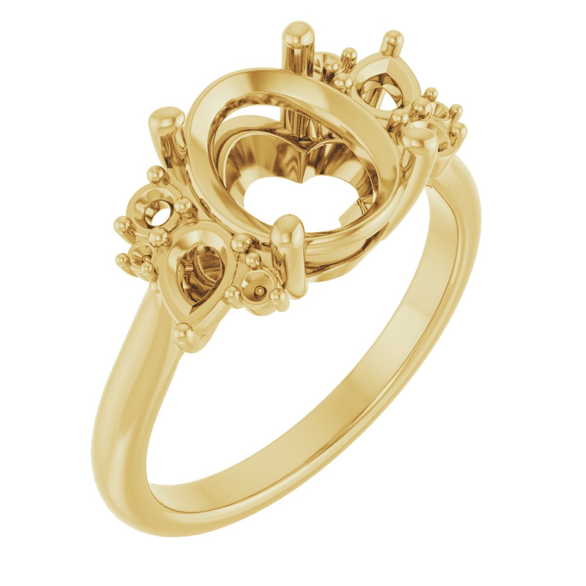 Accented Engagement Ring