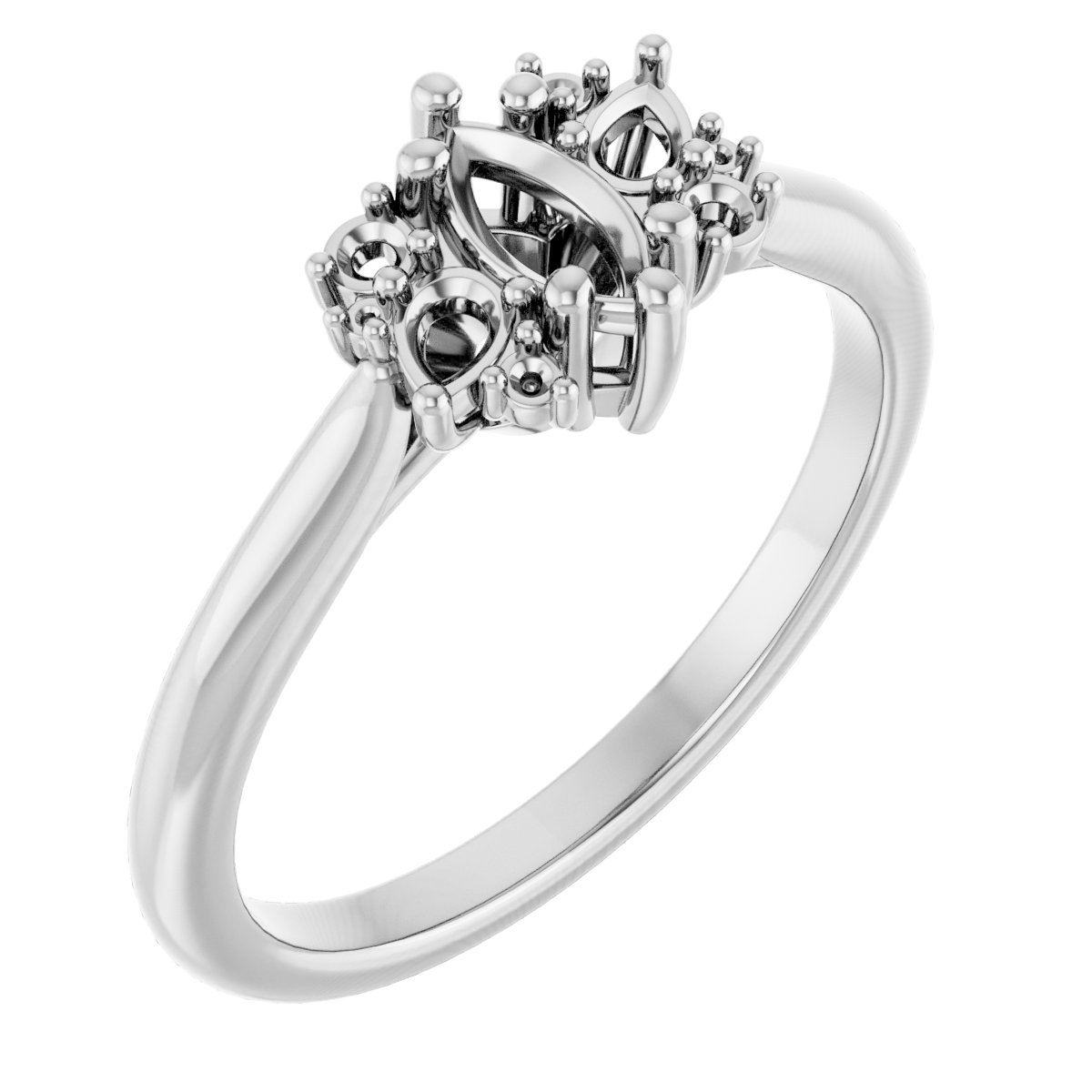Accented Engagement Ring