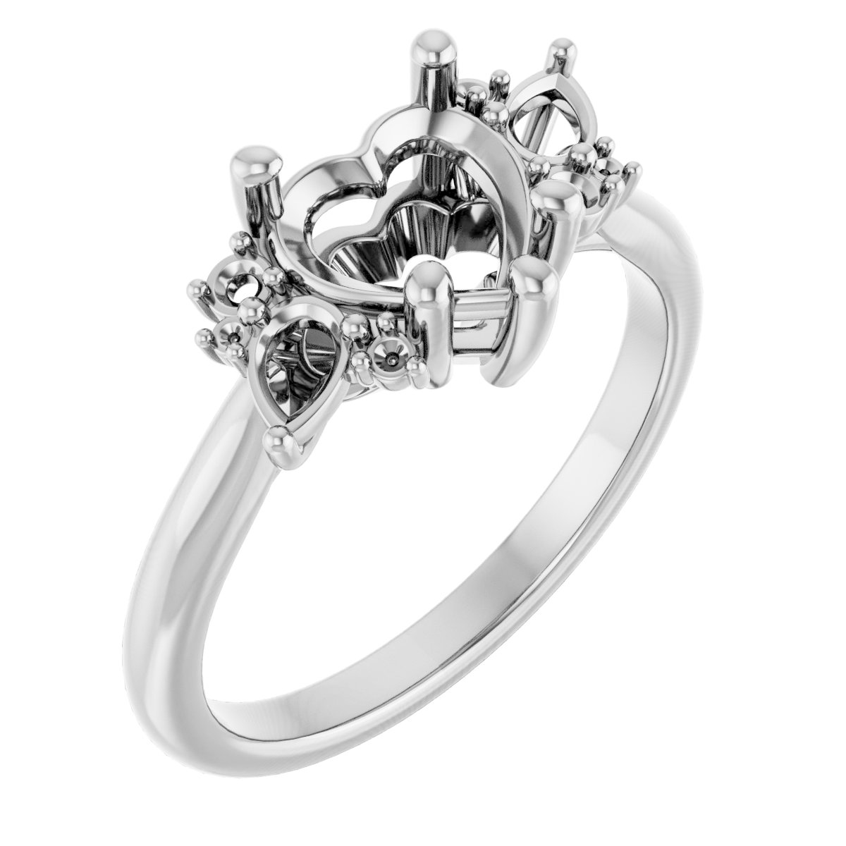 Accented Engagement Ring
