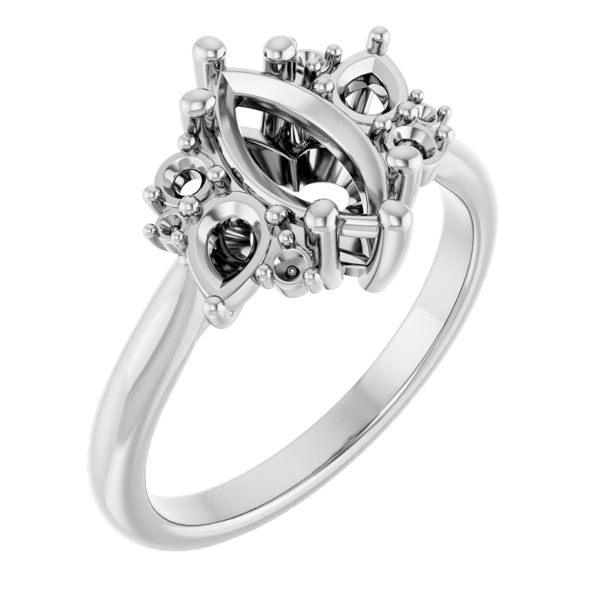 Accented Engagement Ring