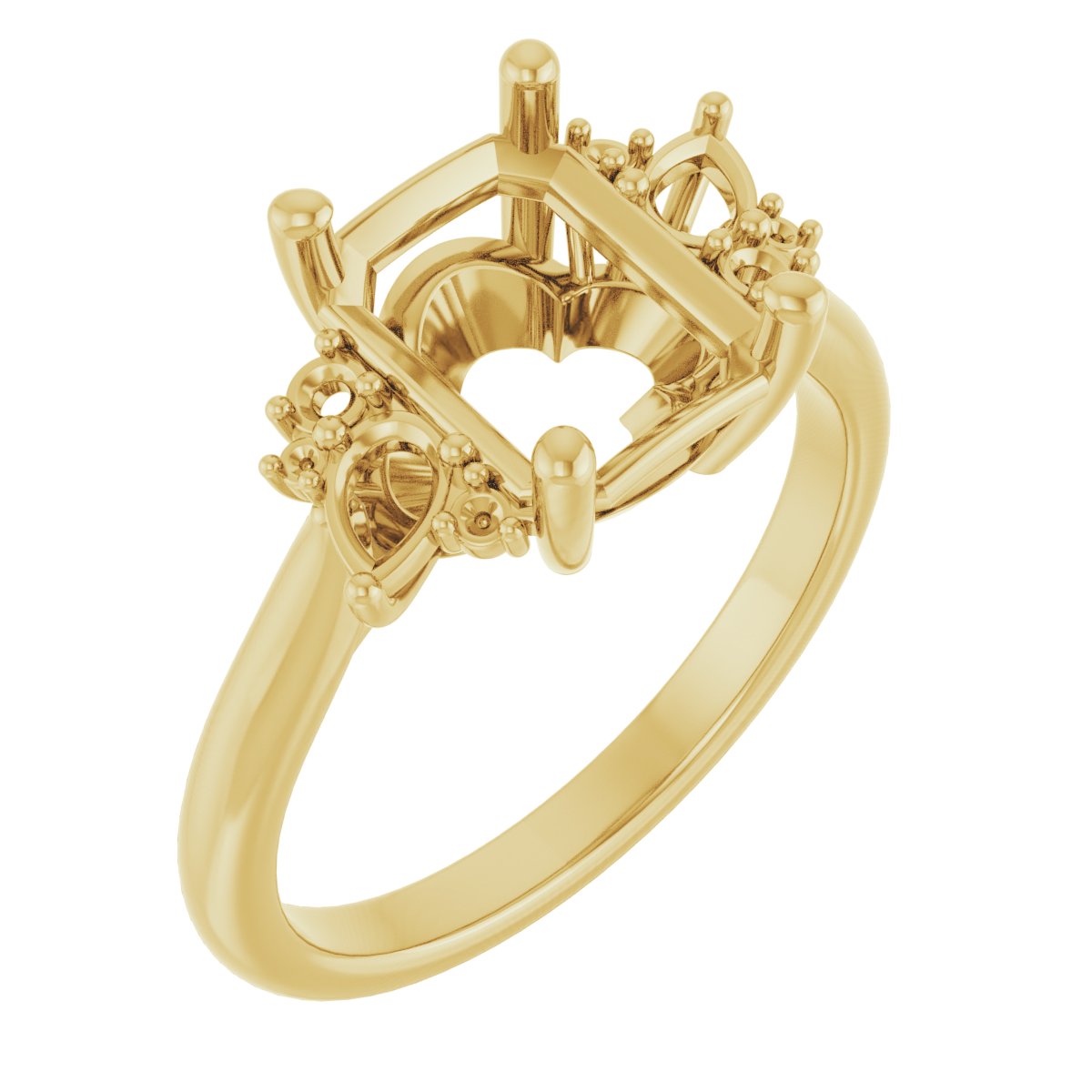Accented Engagement Ring