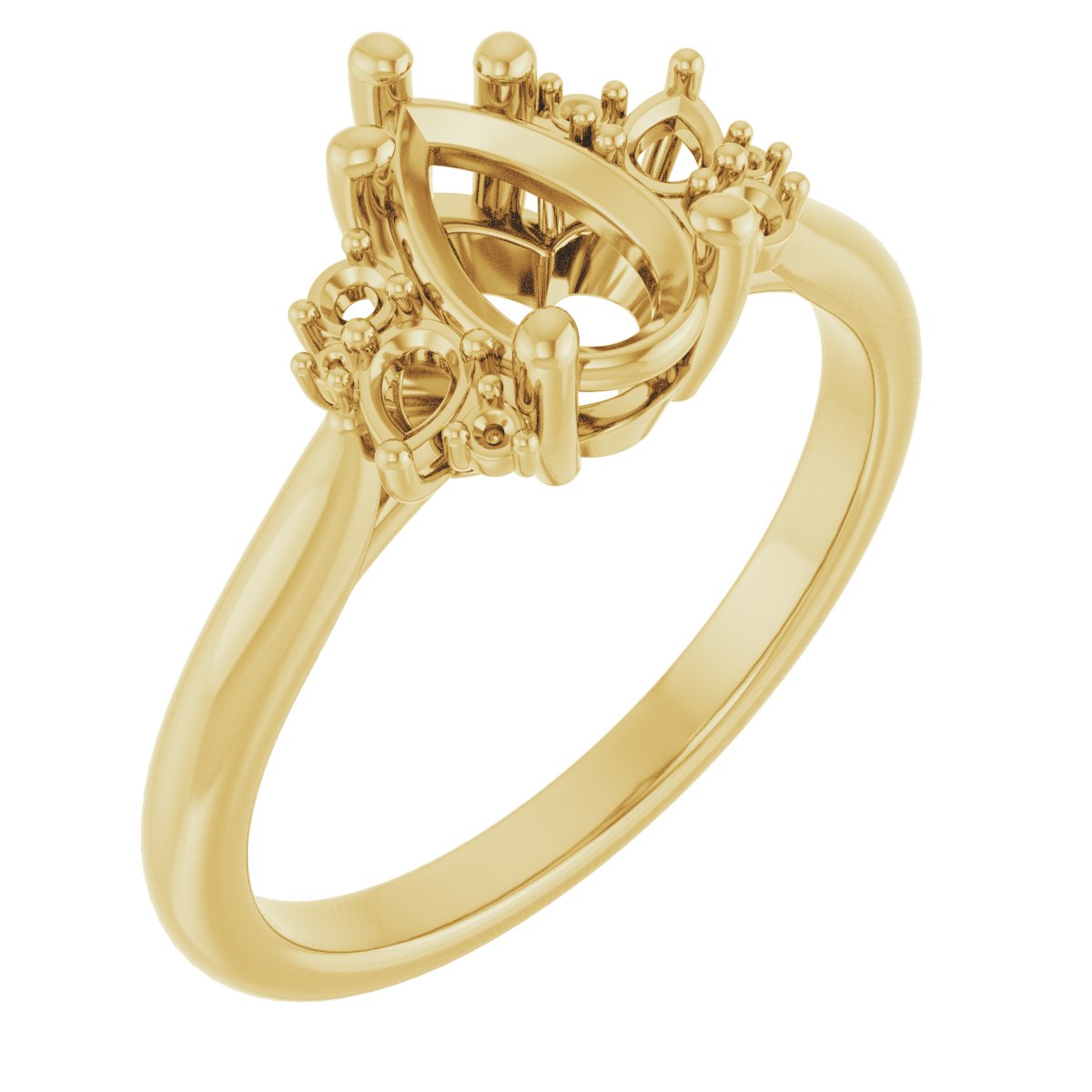 Accented Engagement Ring