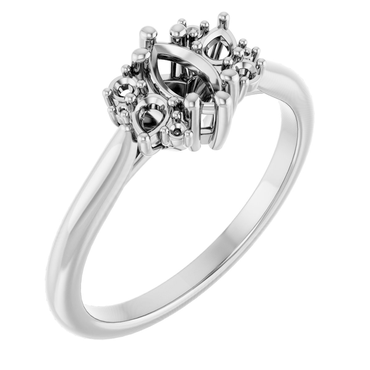 Accented Engagement Ring