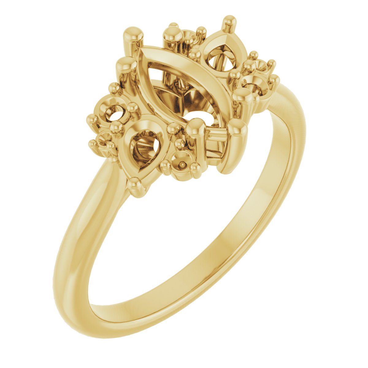 Accented Engagement Ring