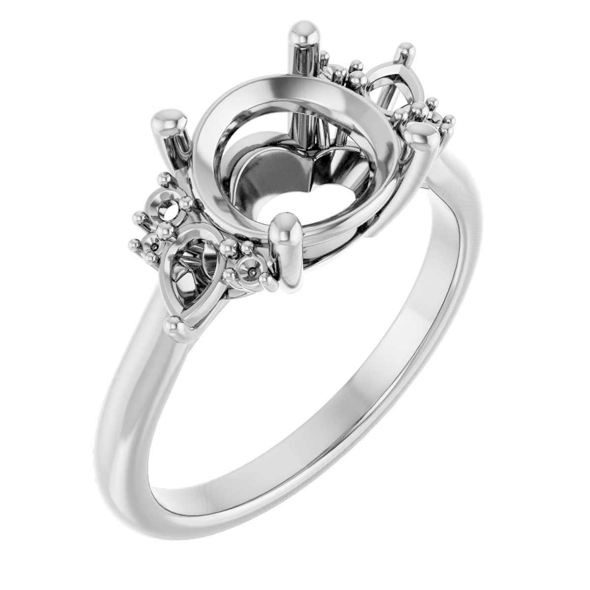 Accented Engagement Ring