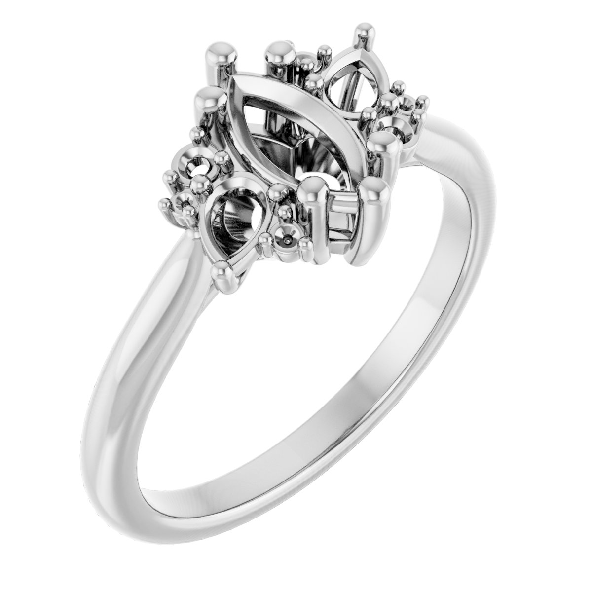 Accented Engagement Ring