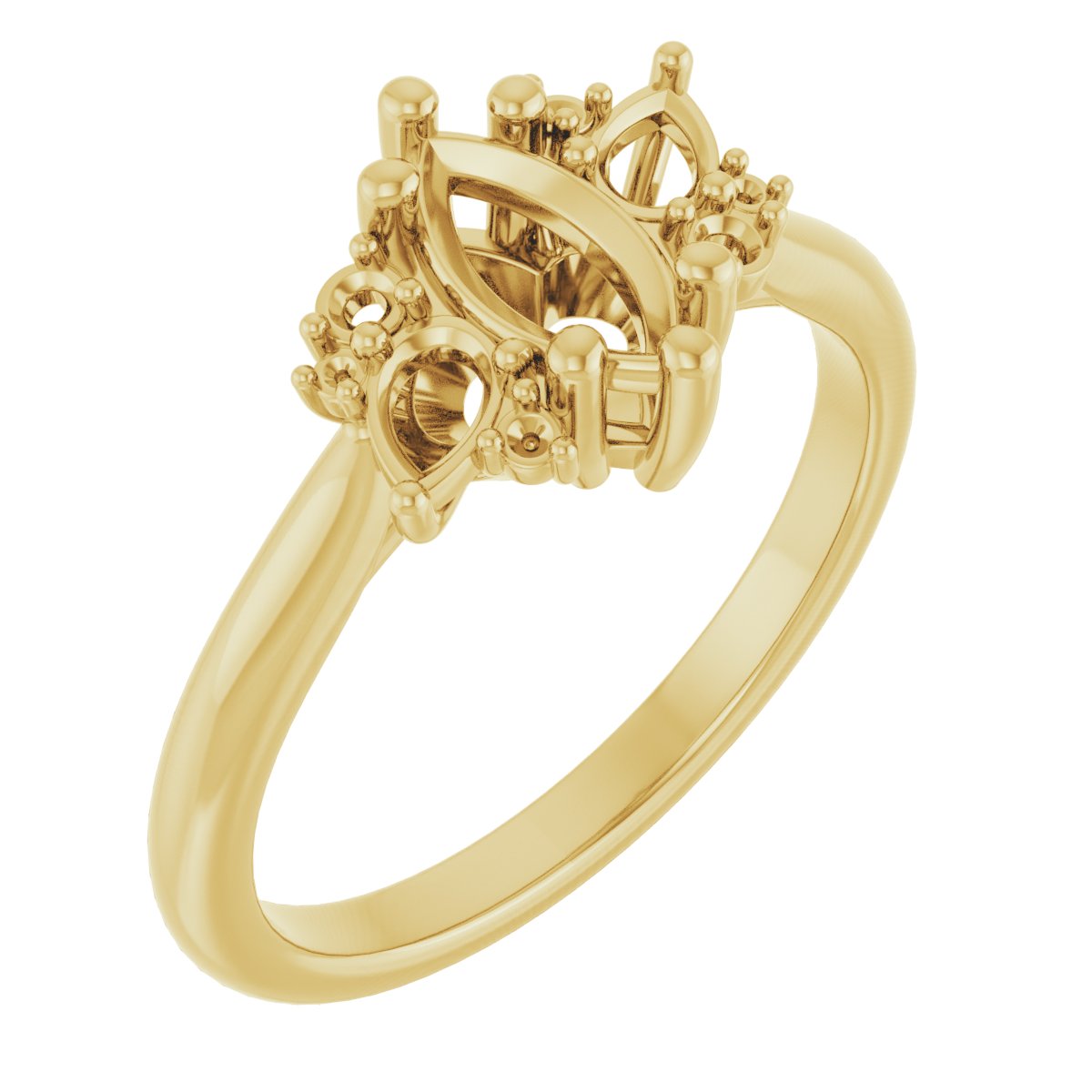 Accented Engagement Ring